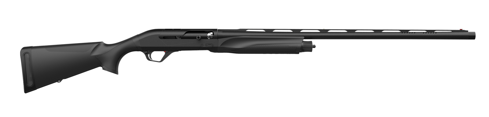 Retay USA ACEPAL28 Ace Paloma 12 Gauge Semi-Auto 3" 3+1 28" Black Deep Bore Barrel, Black Aluminum Drilled & Tapped Slopeback Receiver, Fixed Black Synthetic Stock