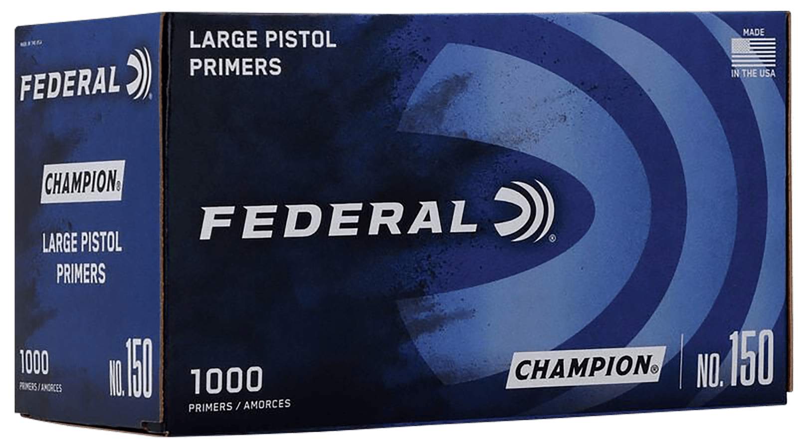 Federal 150 Champion Large Pistol Multi Caliber Handgun 1000 Per Box/5 Case