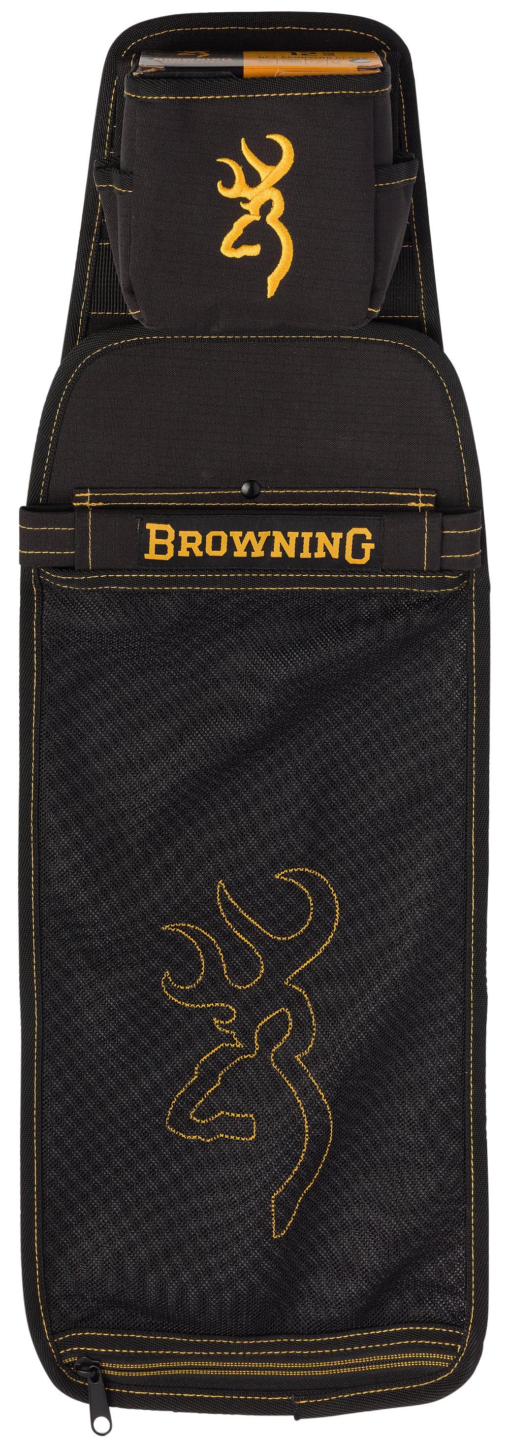 Browning 121095897 Shotshell Pouch  Black/Gold Ripstop Ambidextrous