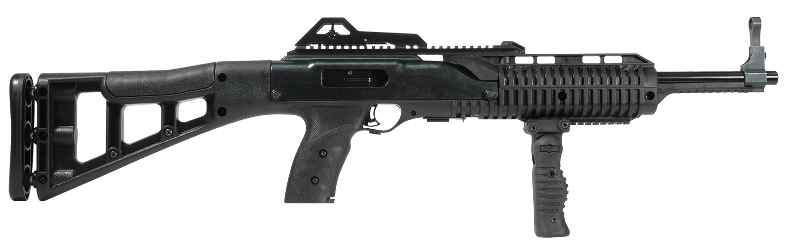 Hi-Point 4095TSFGT1 4095TS Carbine 40 S&W Caliber with 17.50" Barrel, 10+1 Capacity, Black Metal Finish, Black All Weather Molded Stock & Polymer Grip Right Hand