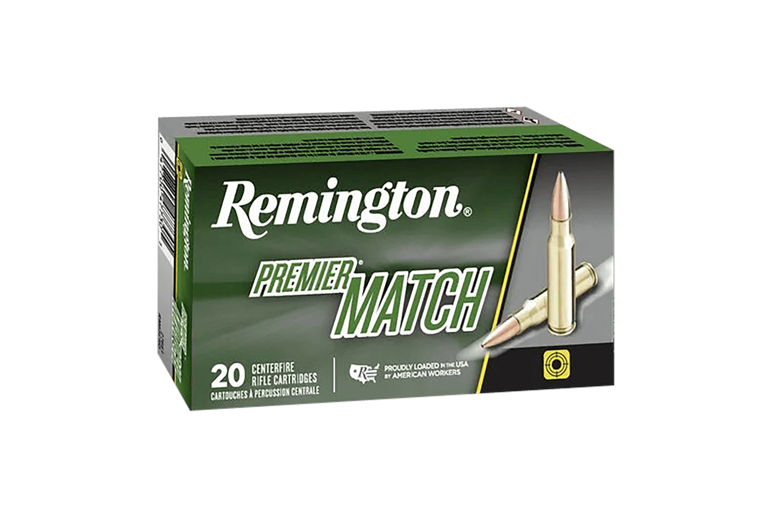 Remington Ammunition 26852 Premier Match 260Rem 140gr Sierra MatchKing BTHP 20 Per Box/10 Case