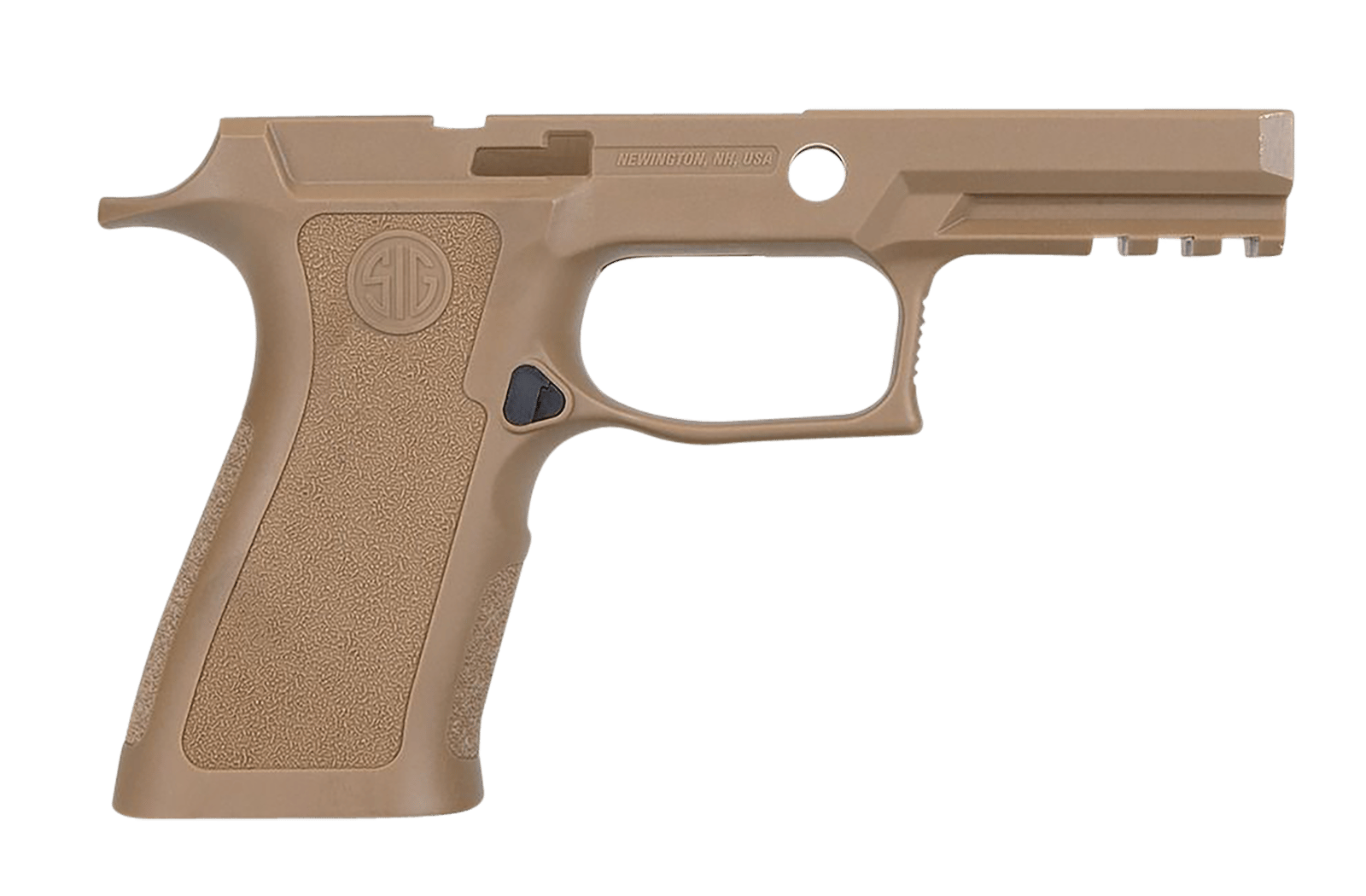 Sig Sauer GRIPMODXCA943MCOY P320 Grip Module X-Series Carry (Medium Size Module), 9mm Luger/40 S&W/357 Sig, Coyote Polymer, Fits Sig P320 (3.90" & 4.70")