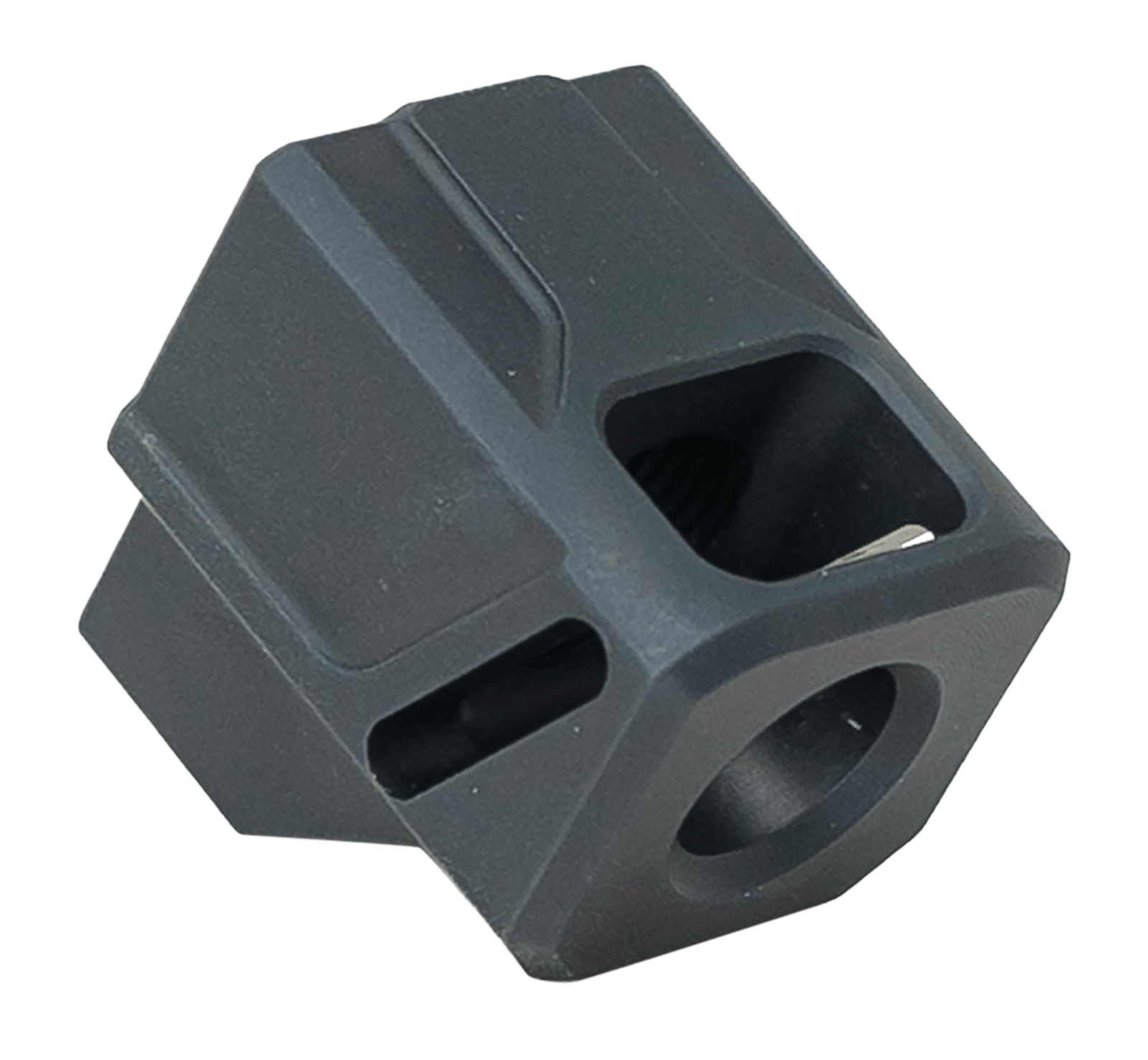 Faxon Firearms FFPACOMPDSMP01 EXOS-514 Compensator for M&P Black Aluminum 1/2"x28 Threads 1.10" OAL 9mm