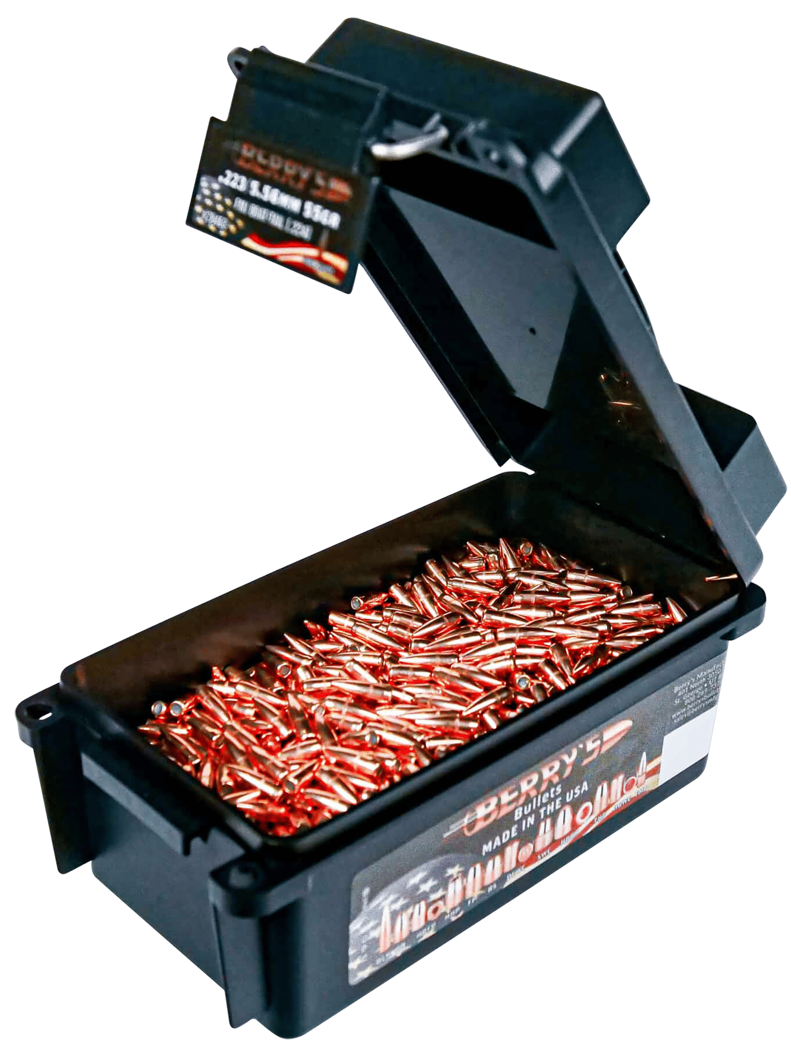 Berry's 37754 Superior  223/5.56 Cal 62gr Full Metal Jacket Boat Tail