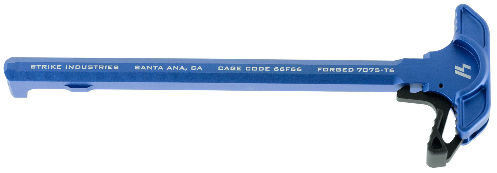 Strike ARCHELBLU Extended Latch Charging Handle AR-15 Blue Anodized Aluminum