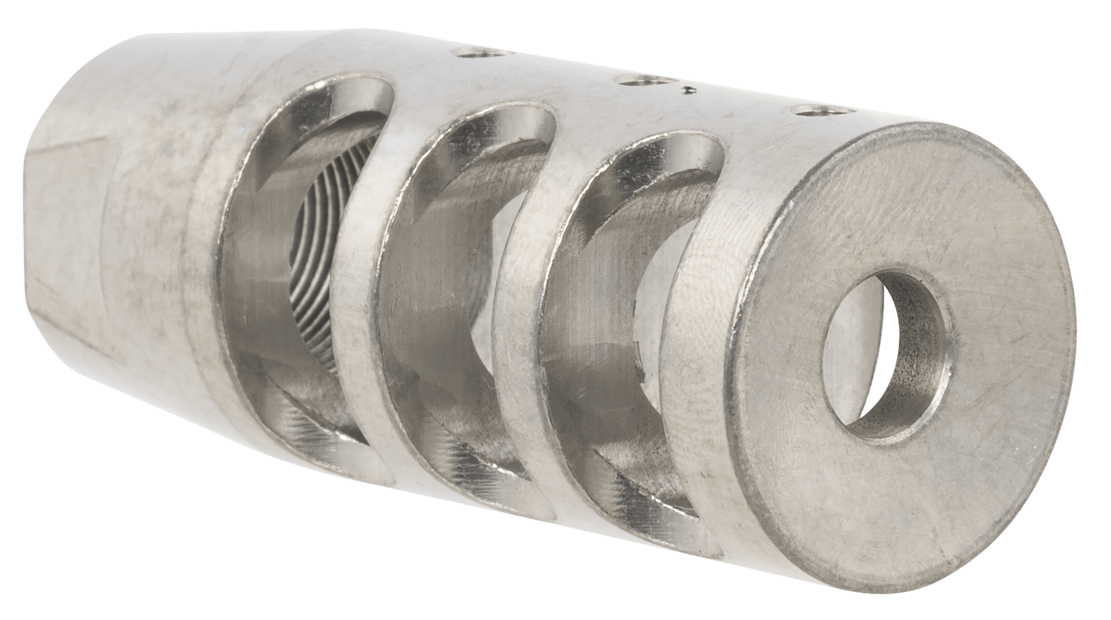 TacFire Compensator Stainless Steel with 5/8"-24 tpi Threads 2.50" OAL for 308 Win
