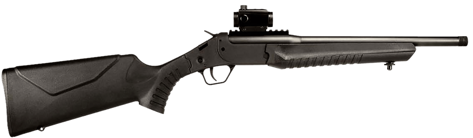 Rossi LWC0556BKRD LWC  5.56x45mm 1rd 16.50" Black Oxide Threaded Barrel, Black Picatinny Rail Steel Receiver, Black Fixed Synthetic Stock, Crimson Trace CTS103 Red Dot