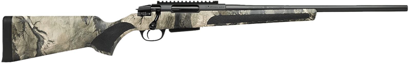 Stevens 19466 334 Bolt Action 6.5 Creedmoor 3+1 22" Camo/Dark Gray Carbon Steel Receiver Integrated Recoil Lug Ergonomic/Recoil Pad  Synthetic Stock Picatinny Rail Right Hand