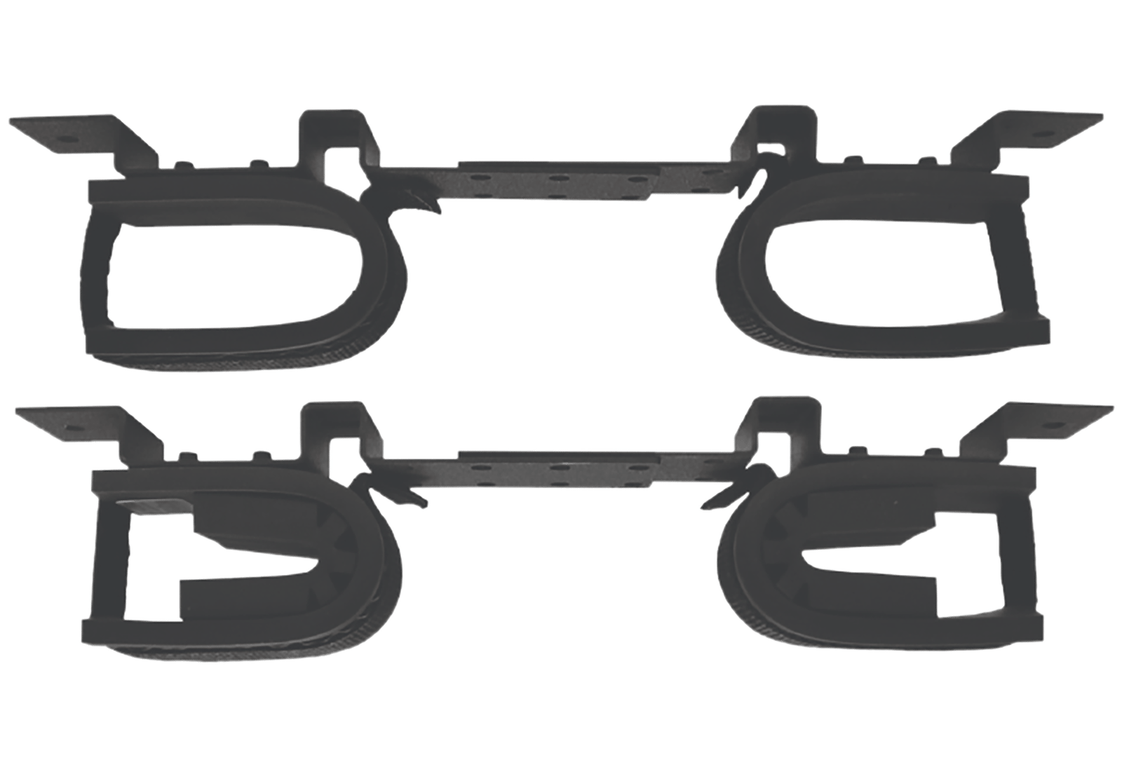 Rugged Gear 10075 Gun Rack Overhead Black Steel Holds 2 Rifle/Shotgun