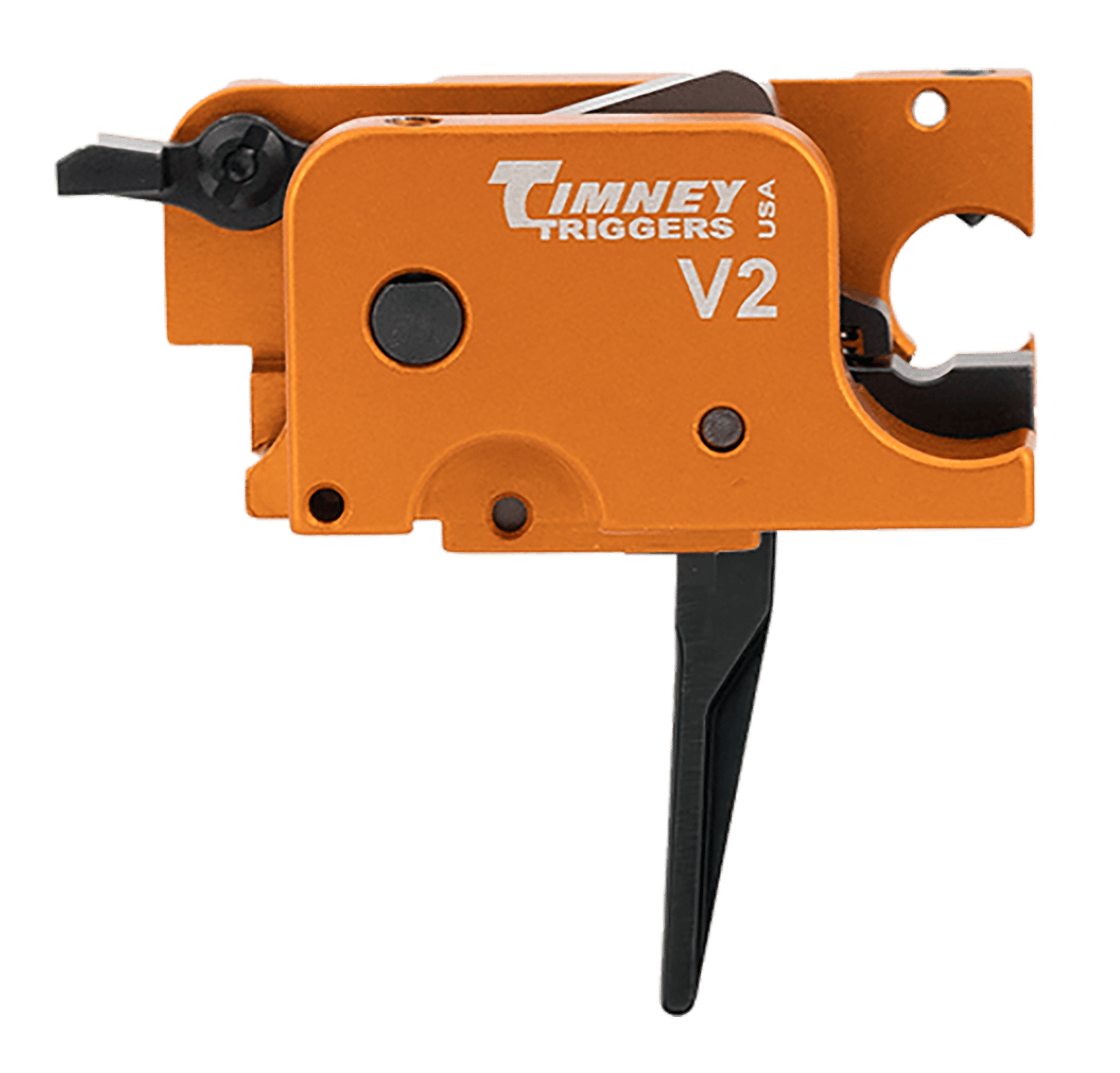 Timney Triggers SCORPIONST  V2 9mm Orange/Black Straight Fits CZ Scorpion