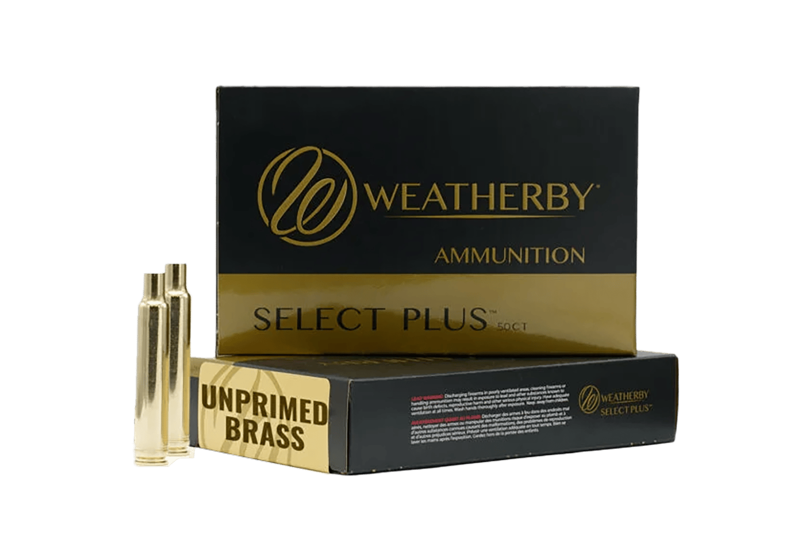 Weatherby BRASS65RPM50CT Select Plus Unprimed Cases 6.5 Wthby RPM Rifle Brass 50/Box