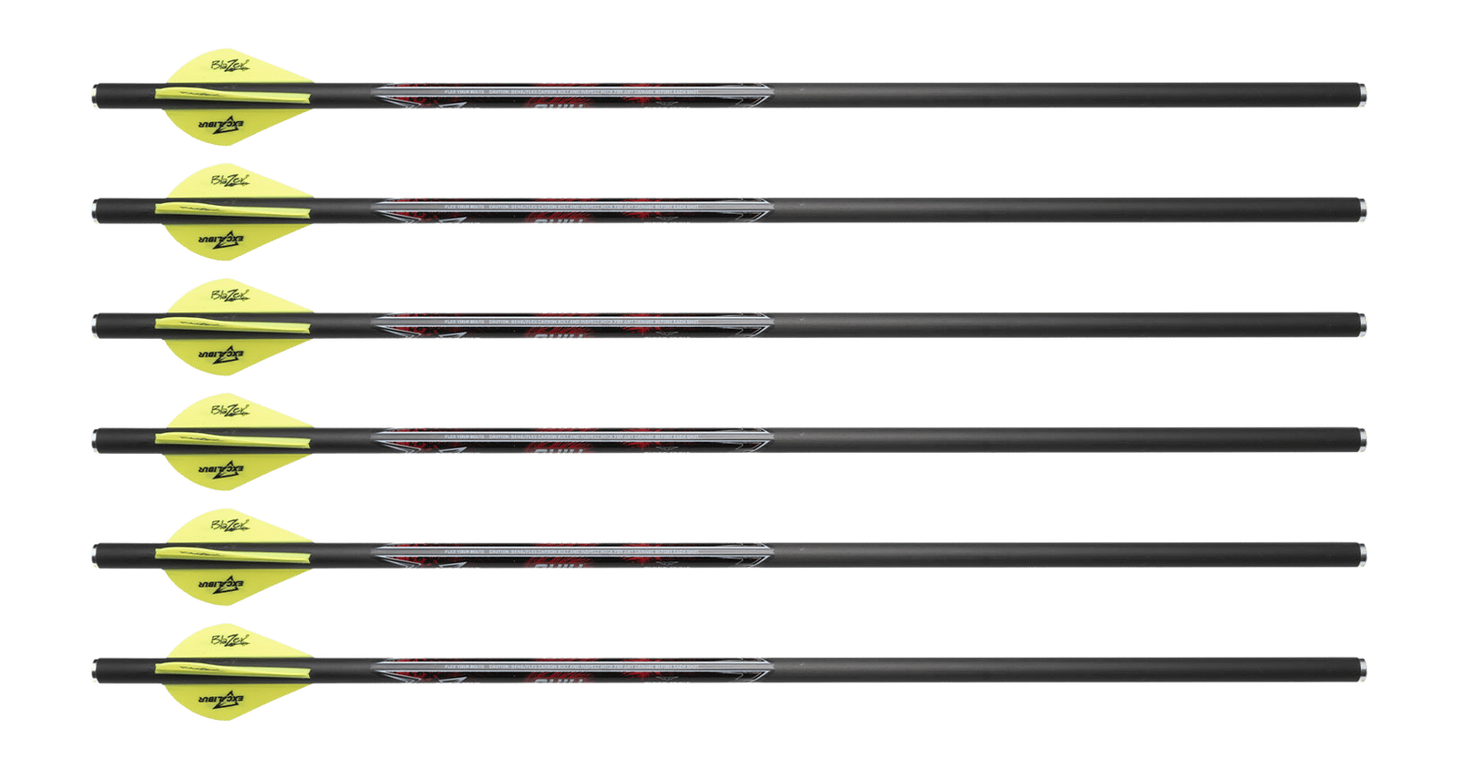 EXCALIBUR 22QV16-6    QUILL 16.5" CARBON 6PK