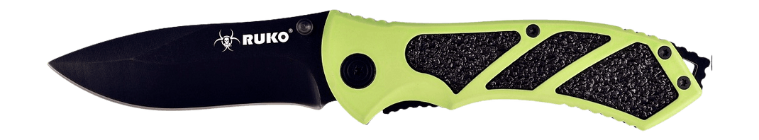 RUKO RUK0061HG     440A 3-1/4"HIVIZ GRN FOLDING