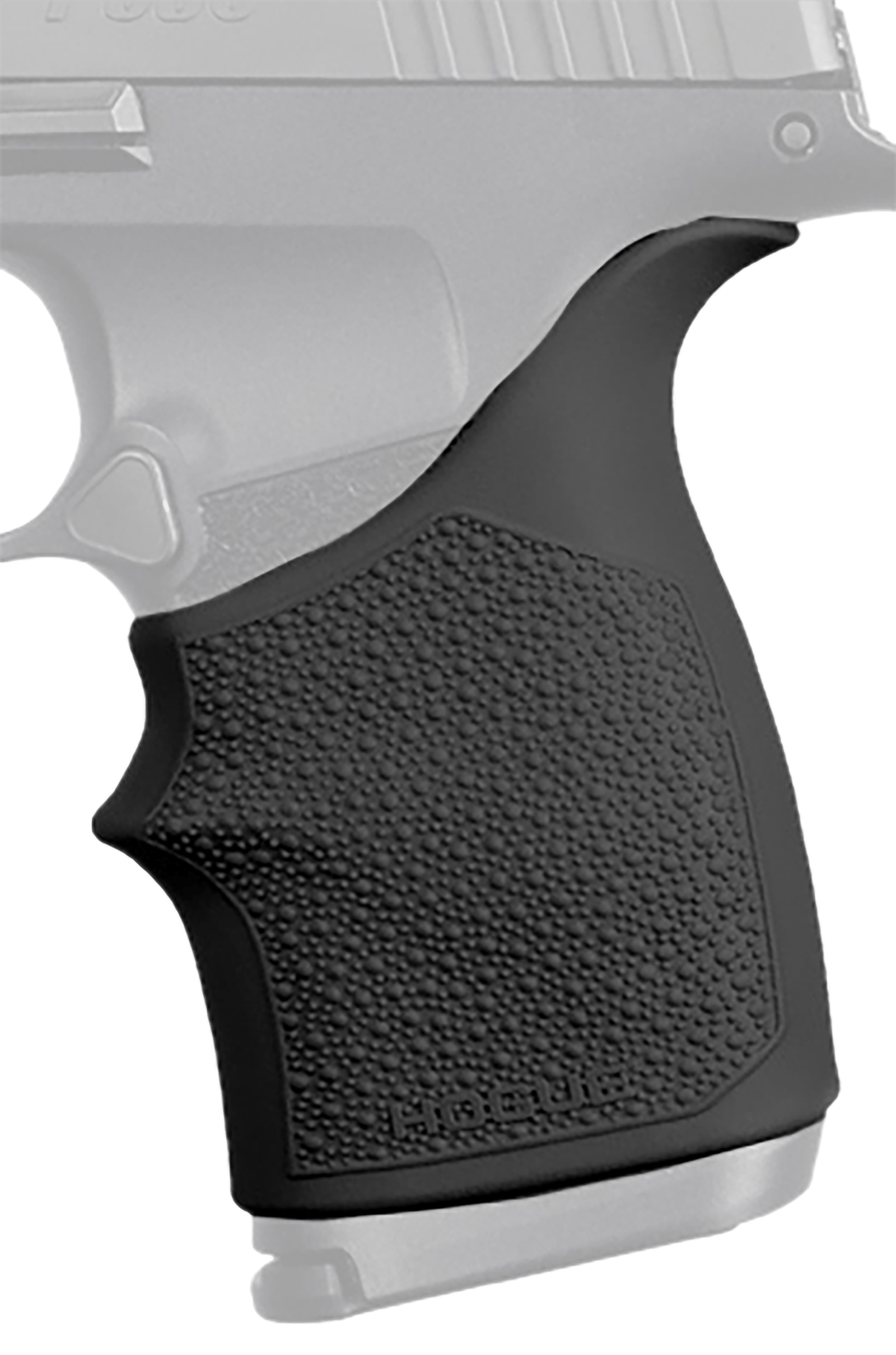 Hogue 18710 Grip Sleeve Handall Beavertail Black Rubber