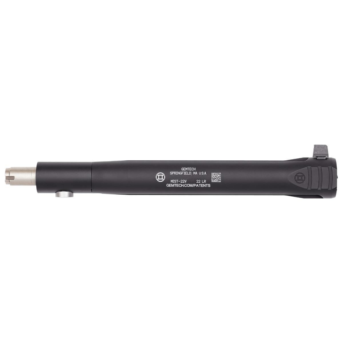 Gemtech MIST-22 V Suppressed Rimfire Barrel for SW22 Victory Pistol .22 LR Black USED