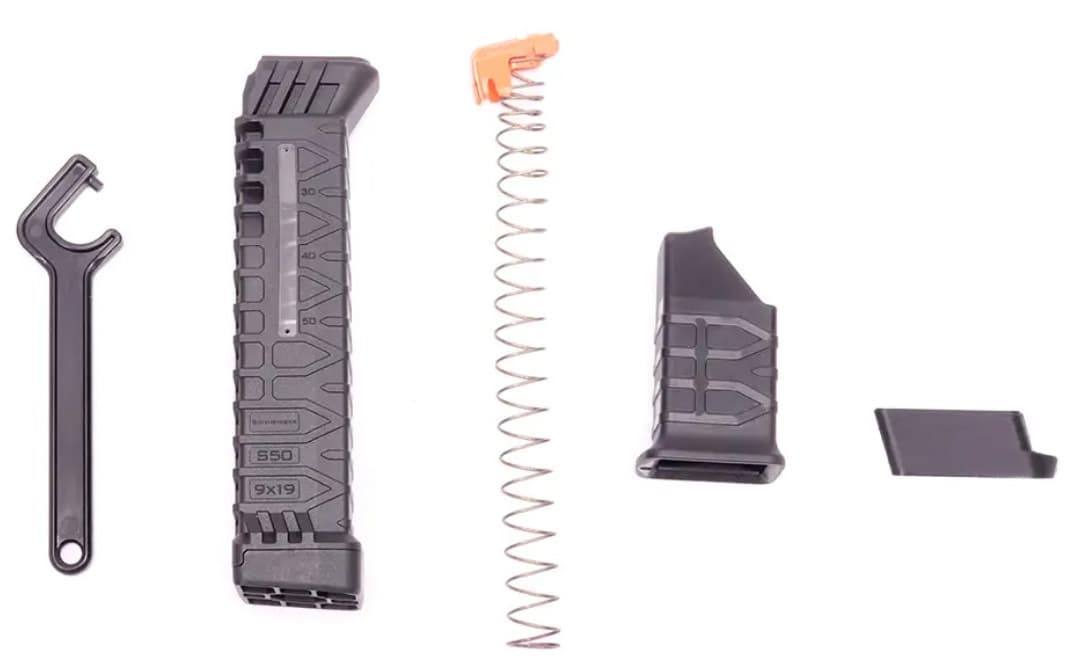ATI S50 MLE 9MM GLOCK 17/19 50RD ADAPTER KIT
