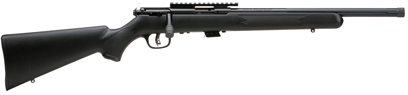 Savage Arms 28741 Mark II FV-SR 21 Sharp 10+1 16.50" Matte Black Fluted Threaded Barrel & Picatinny Rail Carbon Steel Receiver, Fixed Matte Black Synthetic Stock, Right Hand