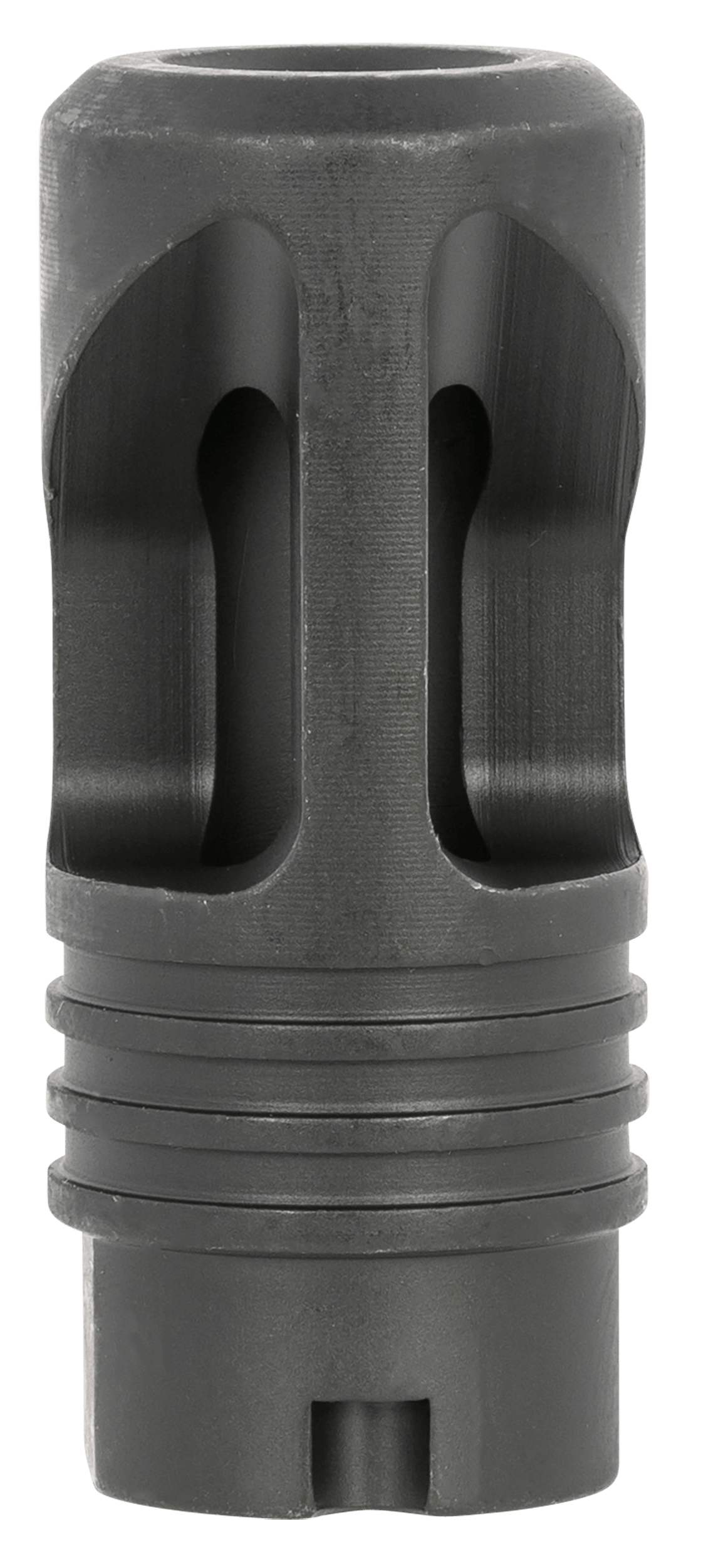 LBE Unlimited AK47-DP Dual Port Flash Hider Black with 14x1 LH Threads AK-Platform