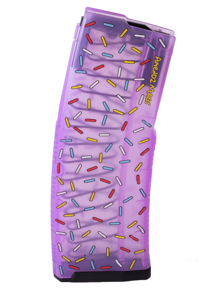 Amend2 556MODCSPR30 MOD-C  30rd 5.56 NATO Fits AR-15 Pink Sprinkles Polymer