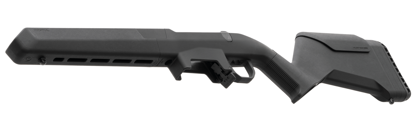 Magpul MAG1421BLK Hunter Lite Stock Black Fits Ruger American Short Action