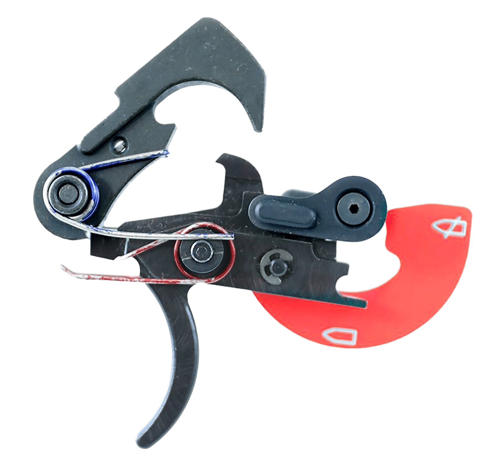 Franklin Armory 0150000BLK Binary  Black Curved Trigger Fits B&T APC9 Ambidextrous