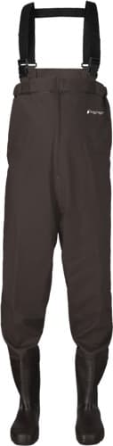 FROGG TOGGS MEN'S RANA PVC LUG CHEST WADER BROWN SIZE 9