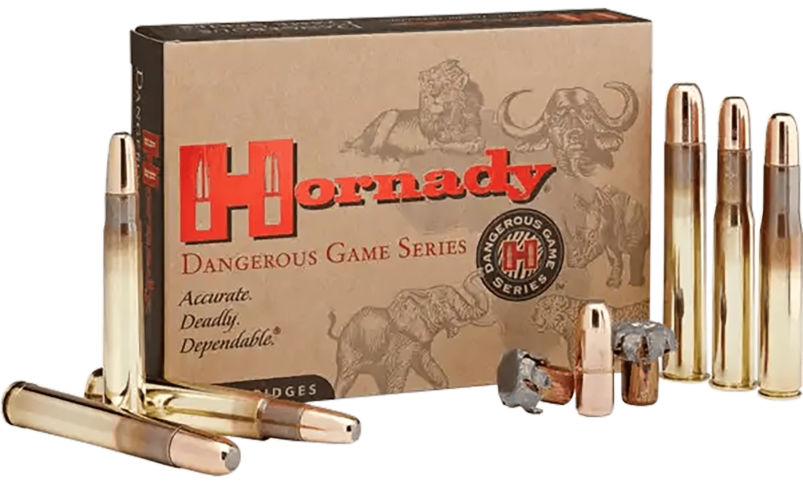 Hornady 82667 Dangerous Game  416Ruger 400gr DGX Bonded 20 Per Box/6 Case