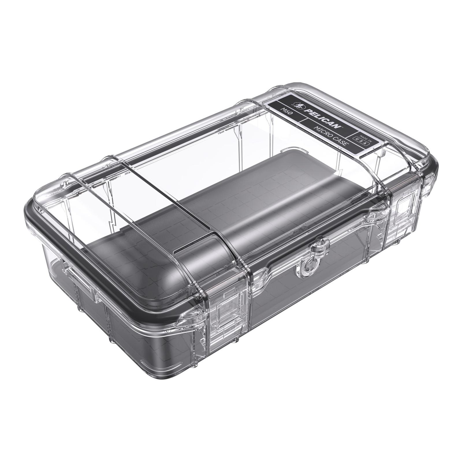 PELICAN M60 MICRO CASE BLACK/CLEAR