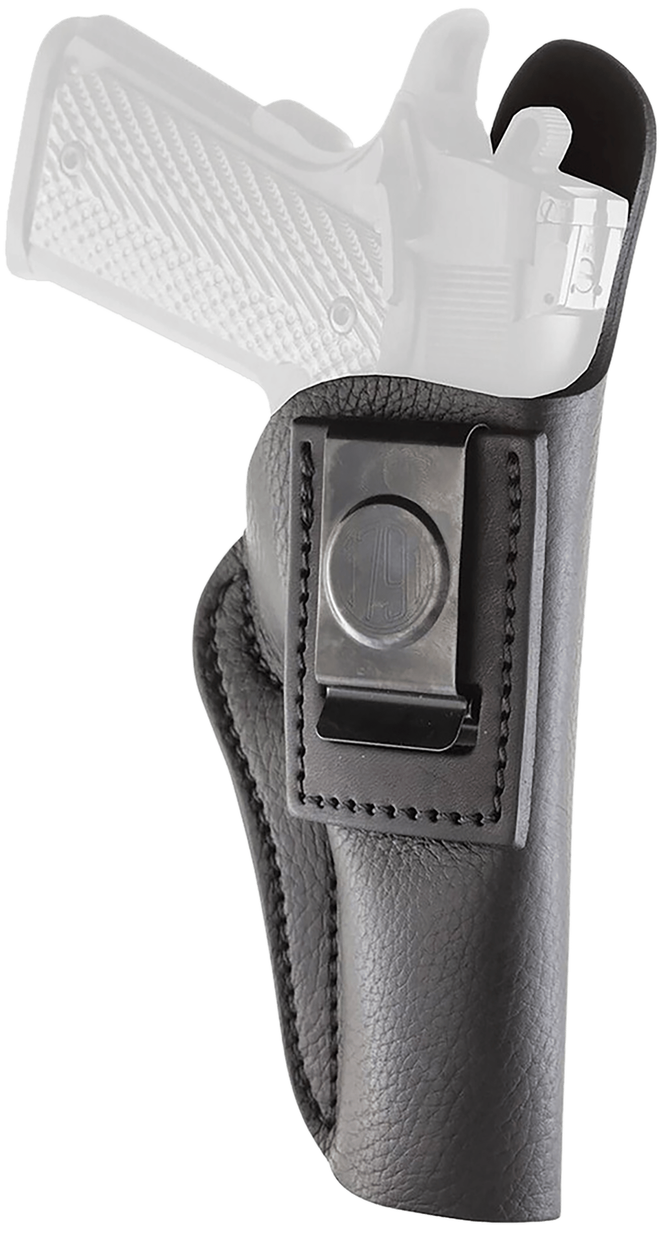 1791 Gunleather SCH6NSBL SCH  IWB Size 06 Night Sky Black Leather Belt Clip Left Hand