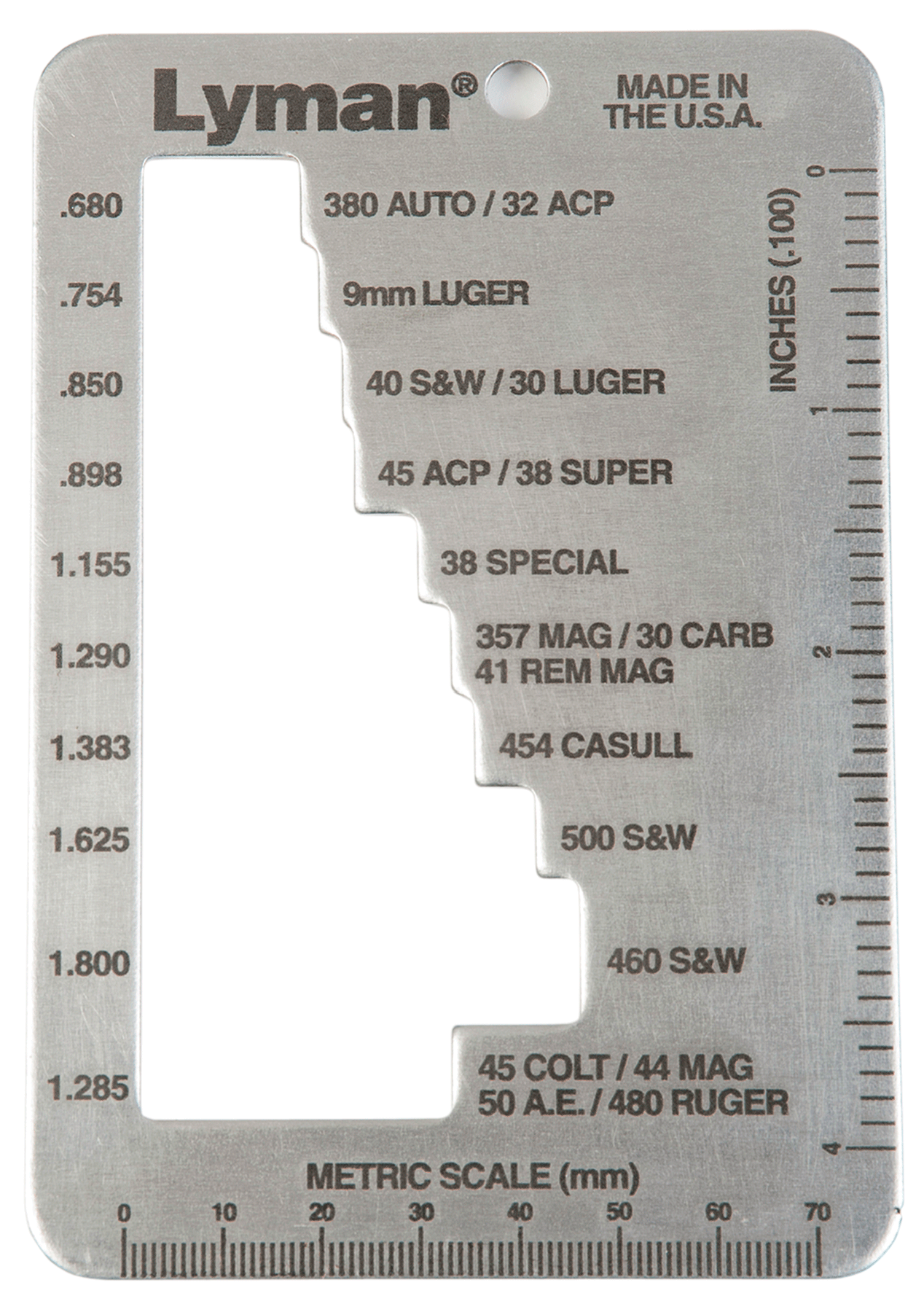 Lyman 7832217 E-Zee Case-Length Gauge Pistol, Revolver