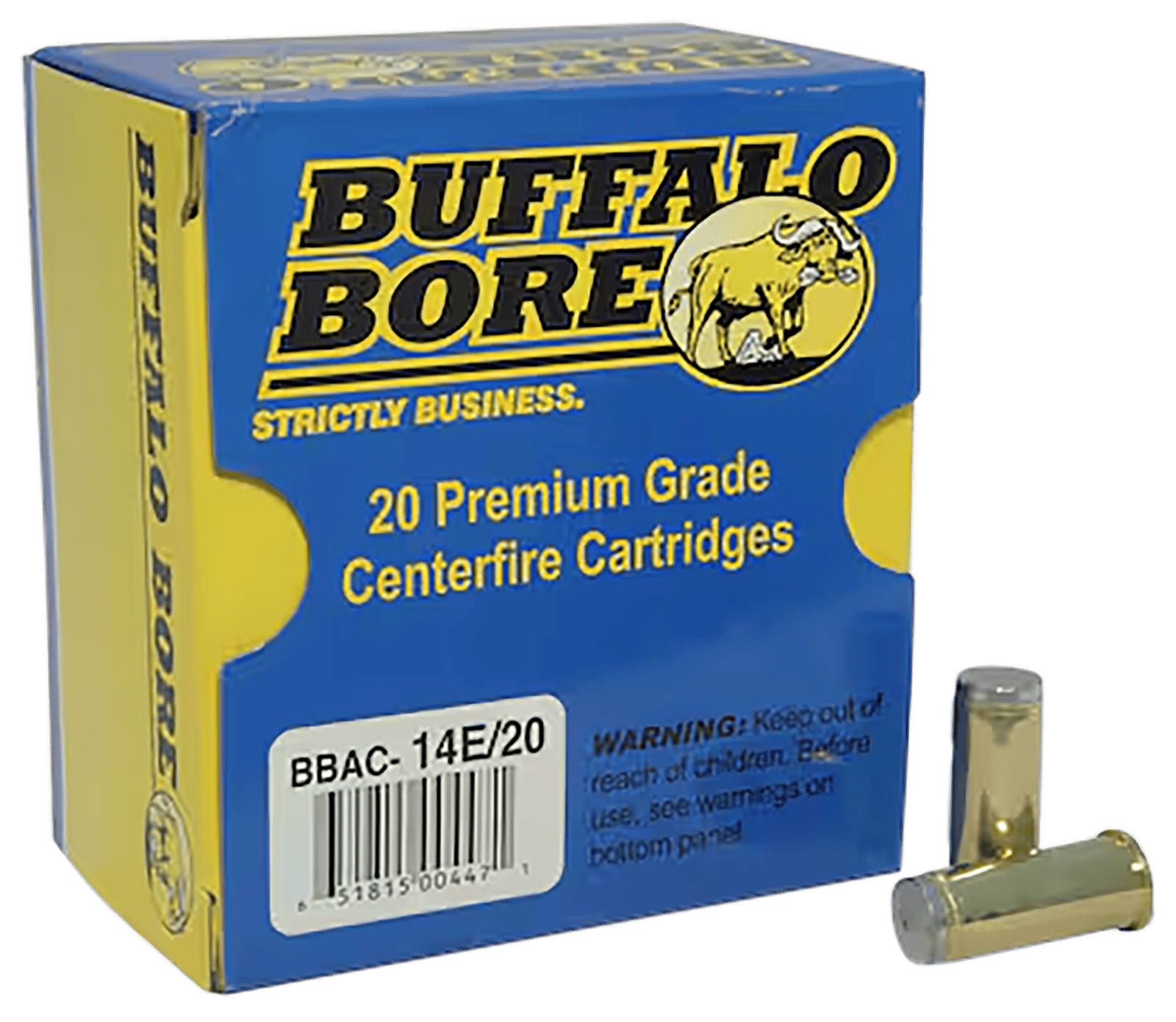 Buffalo Bore Ammunition 14E20 Anti-Personnel Strictly Business 44S&W Spl 200gr Hard Cast Wadcutter 20 Per Box/12 Case