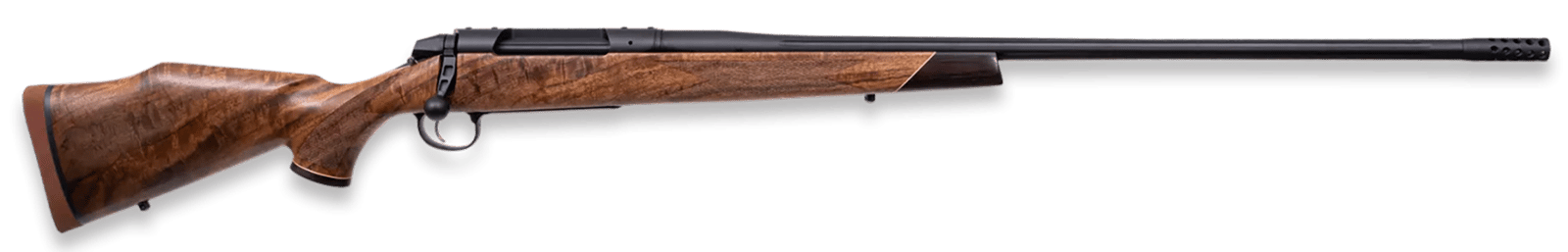 Weatherby 3WASD300WR8B 307 Adventure SD Full Size 300 Wthby Mag 3+1 28" Black Cerakote Fluted Threaded Barrel, Graphite Black Cerakote Drilled & Tapped Stainless Steel Receiver, Fixed Walnut Stock