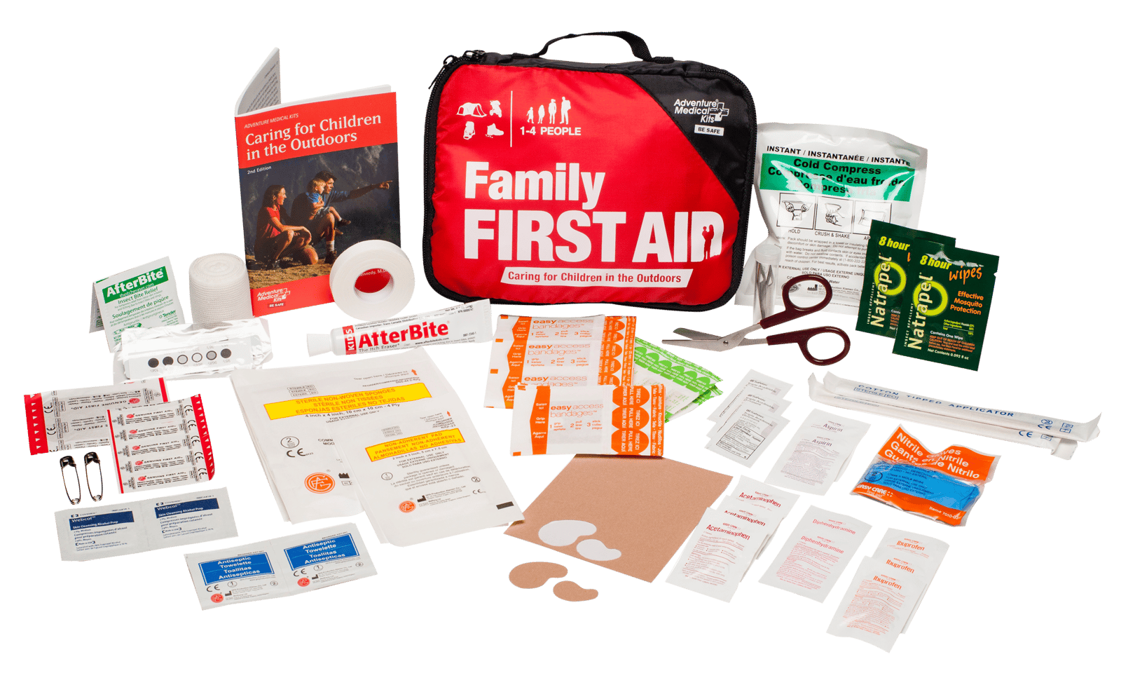 Adventure Medical Kits 01200230 Adventure Family Kit First Aid Black/Red