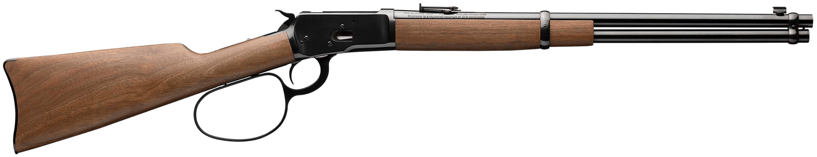 Winchester Guns 534190137 Model 1892 Large Loop Carbine 357 Mag 10+1 Cap 20" Brushed Polish Blued Rec/Barrel Satin Walnut Fixed Straight Grip Stock Right Hand (Full Size)
