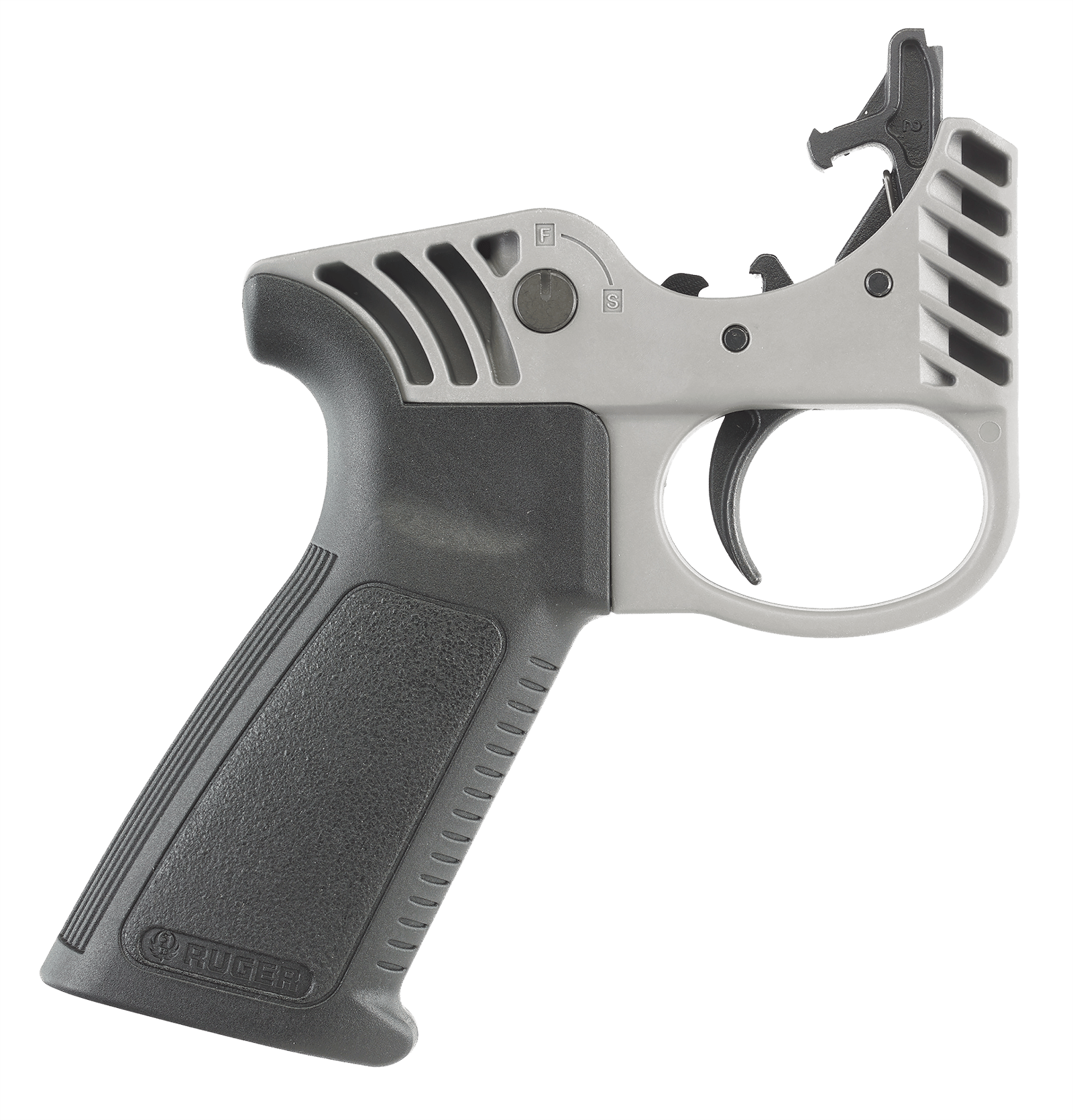 Ruger 90461 Elite 452 MSR Trigger Fits AR-556/SR-556/SR-762, Two Stage,  4.5 lbs. Draw Weight, Black & Silver