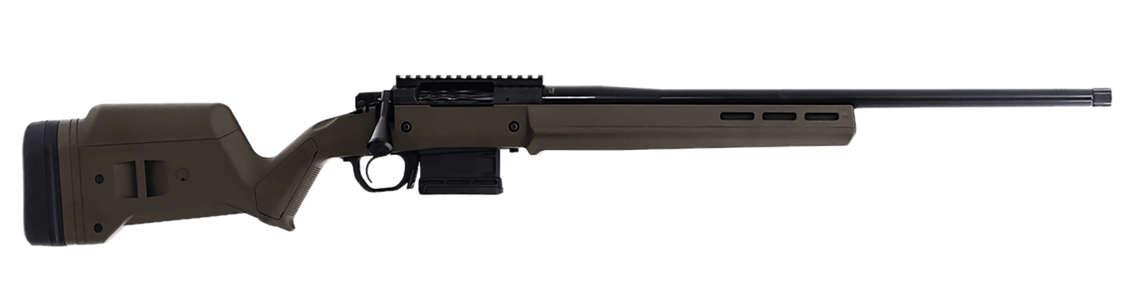 Faxon Firearms FX700SA308S02 FX7  308 Win 5+1 22" Black Nitride OD Green Polymer Stock