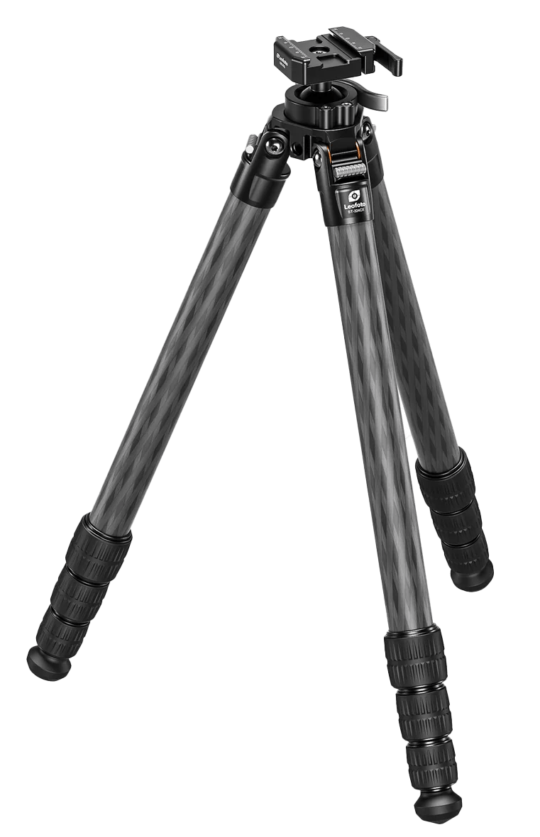 Leofoto Usa ST-324CX Integrated Ballhead ST-X Tripod 6.06"-58.54" High Black Aluminum