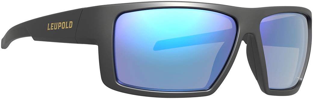 LEU 186741 SWITCHBACK MATTE BLACK     BLUE MIRROR