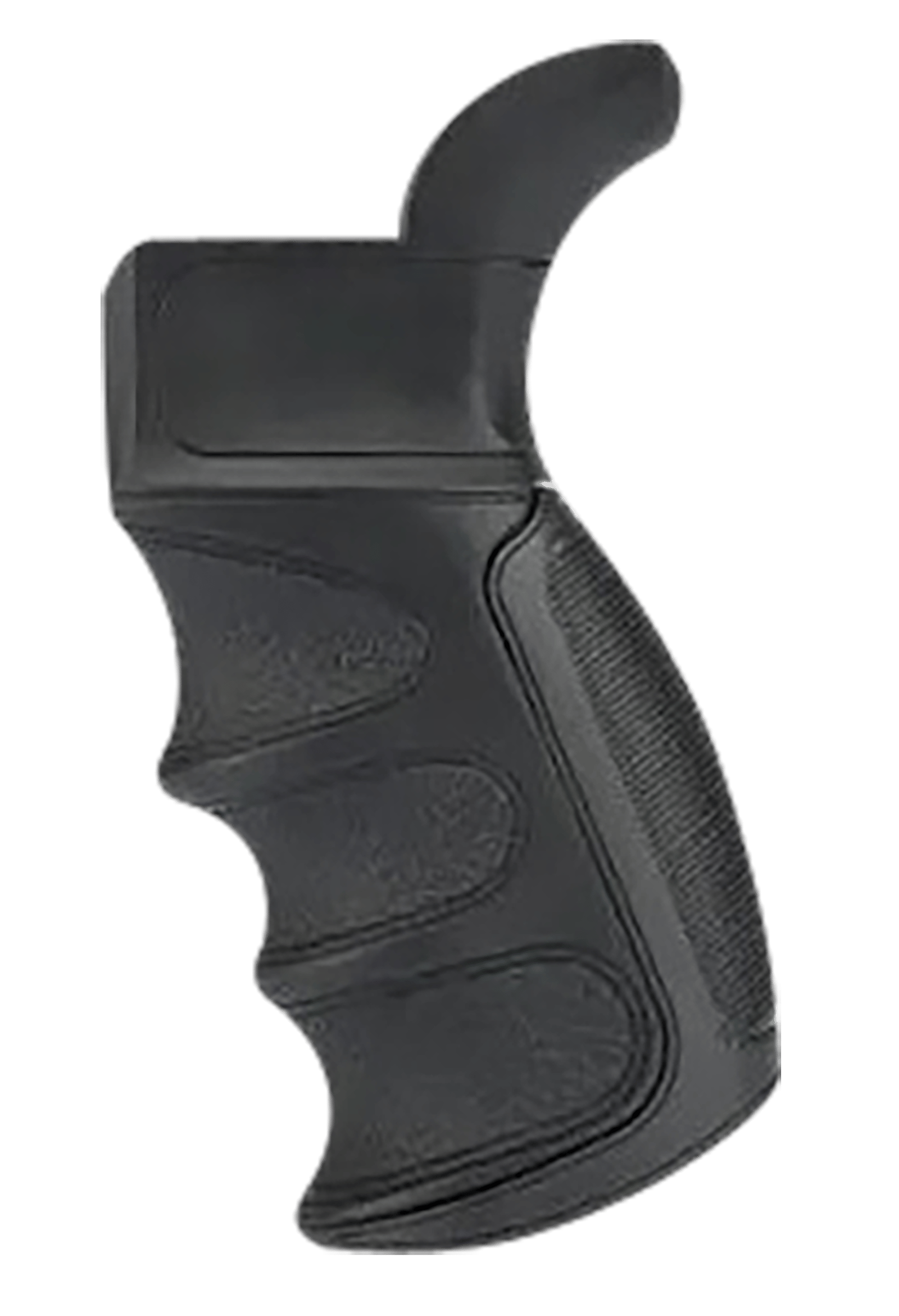 ATI Outdoors A5102347 X1  Black Suregrip Rubber with Finger Grooves Fits AR Platform