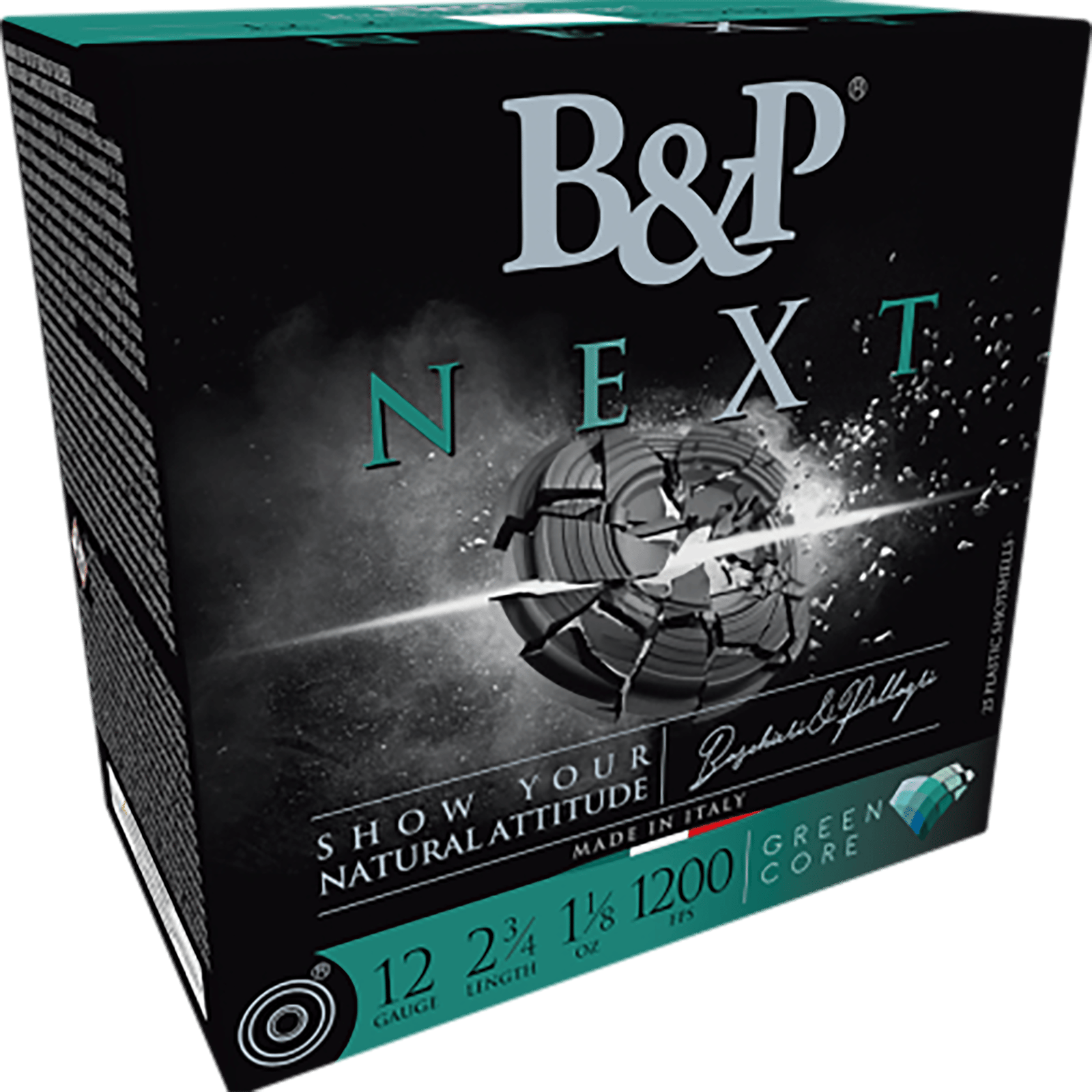 B&p Ammunition 12B18NX8 Next  12Gauge 2.75" 1 1/8oz 8Shot 25 Per Box/10 Case