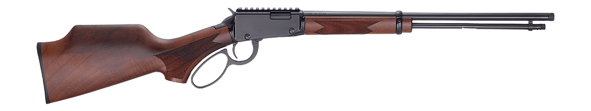 Henry H001PGH22 Sporter 22 S/L/LR 15/17/21+1 18.50" Blued Threaded Barrel, Black Aluminum Receiver w/Picatinny Rail, American Walnut Fixed w/Pistol Grip Stock