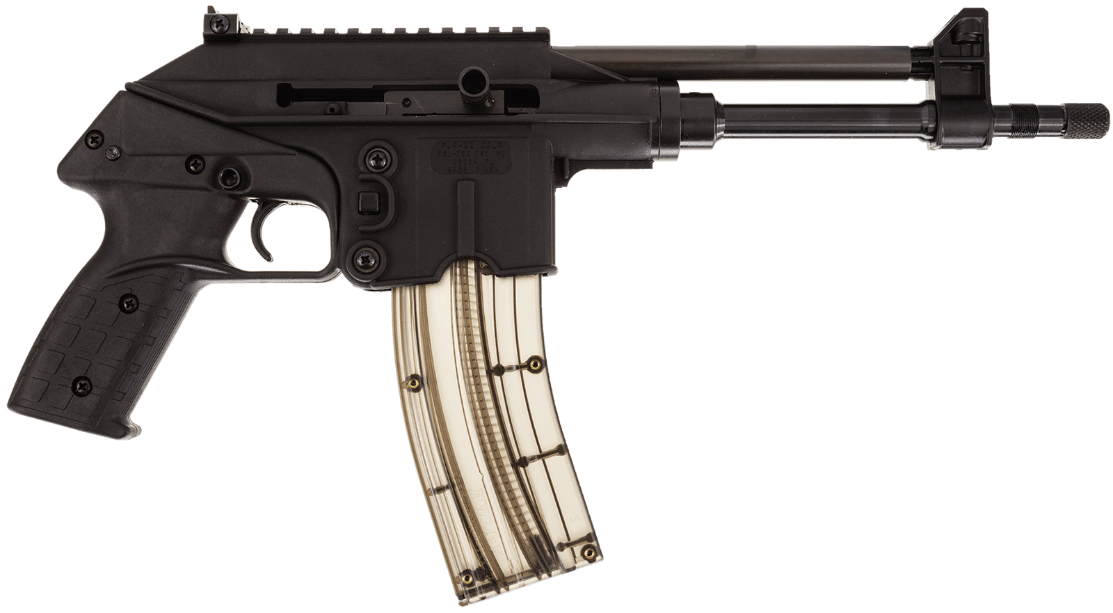 Kel-Tec PLR22BLK PLR22  22 LR 26+1 10.20" All Black Steel/Threaded Barrel & Polymer Frame w/Picatinny Rail & Polymer Grip