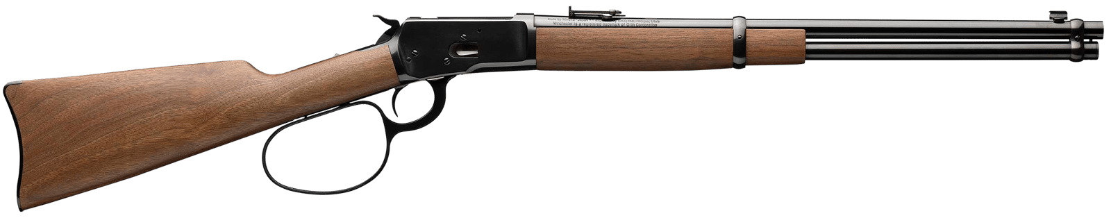Winchester Guns 534190141 Model 1892 Large Loop Carbine 45 Colt (LC) 10+1 Cap 20" Brushed Polish Blued Rec/Barrel Satin Walnut Fixed Straight Grip Stock Right Hand (Full Size)