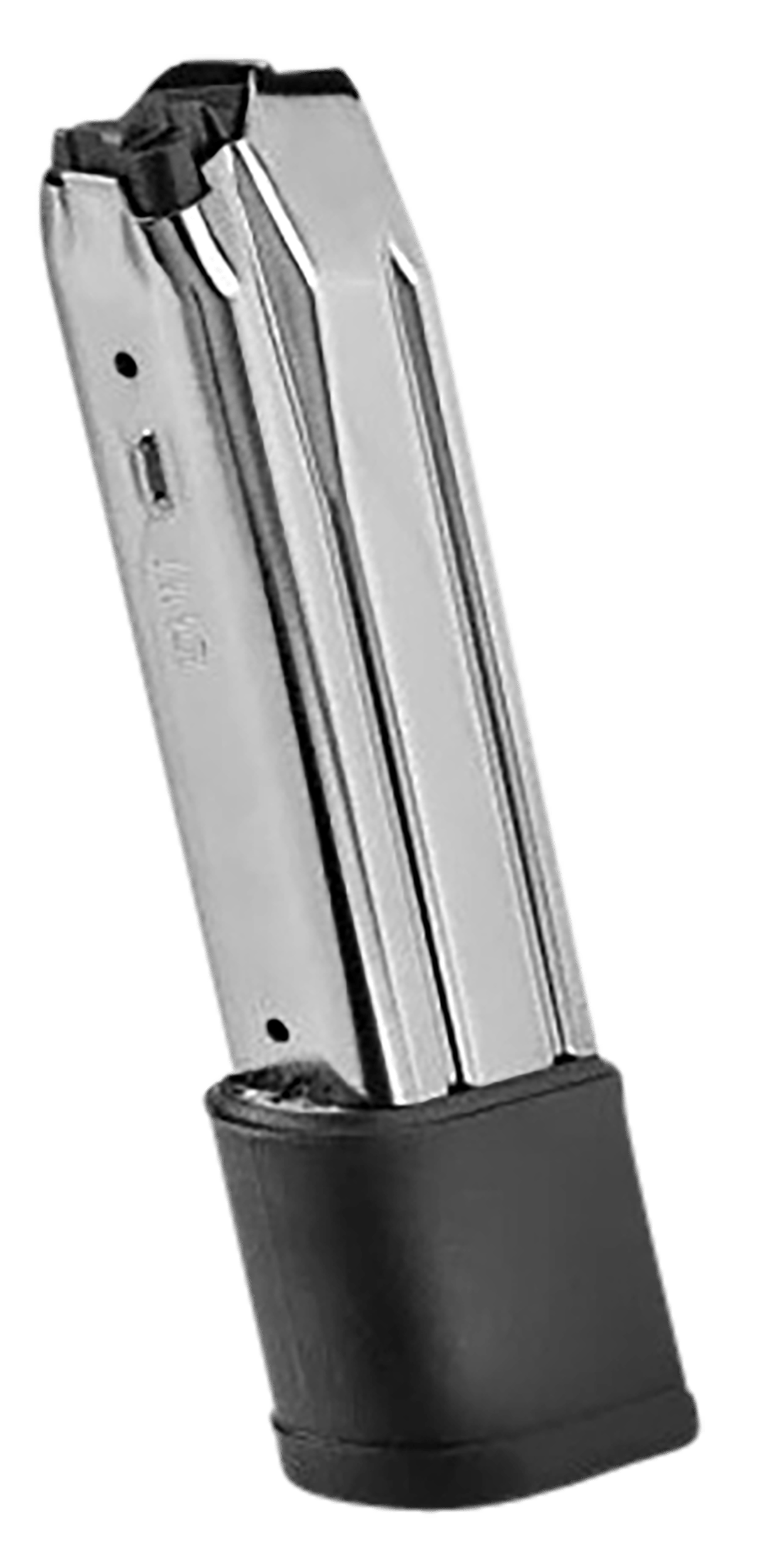 FN 20100732 510 Replacement Magazine 22rd 10mm Stainless Steel w/ Black Polymer Extended Floorplate Fits FN 510 Tactical
