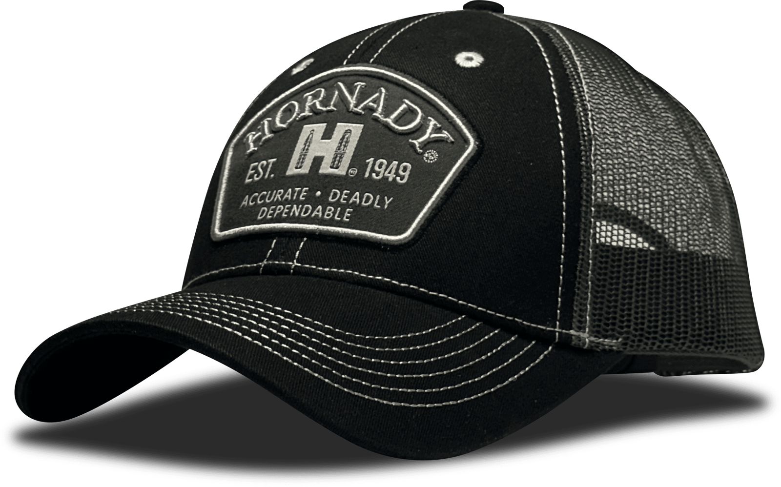 Hornady Gear 32790 Trucker  Black Hornady Patch