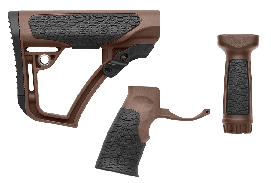 Daniel Defense 2810206145011 Collapsible Buttstock Pistol Grip/Vertical Foregrip AR-15 Mil Spec +