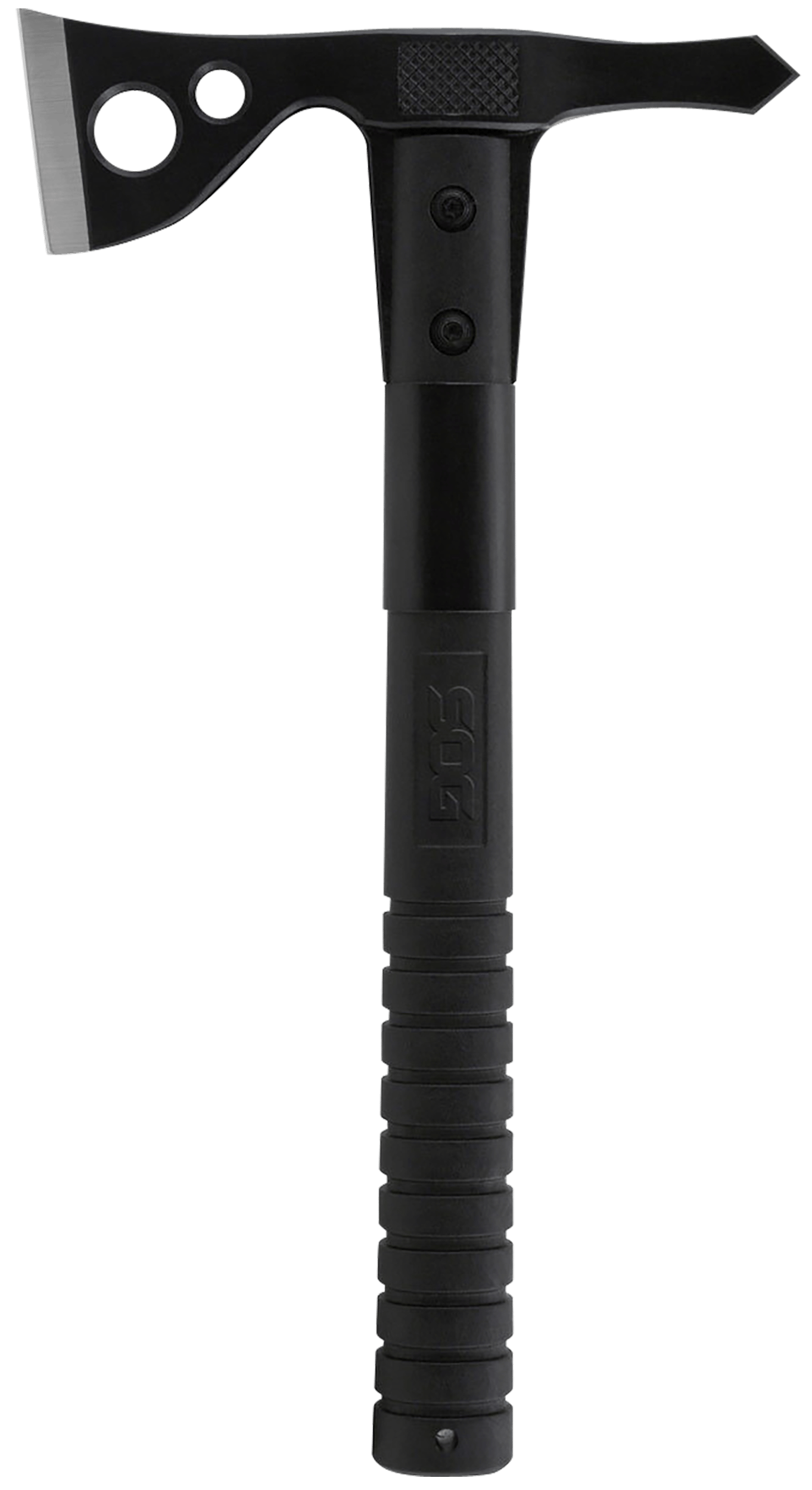 S.O.G SOGF06TNCP FastHawk  2" Blade 420HC SS Blade Black Side Hammer Checkering w/"SOG" GRN Handle 12.50" Long Tomahawk