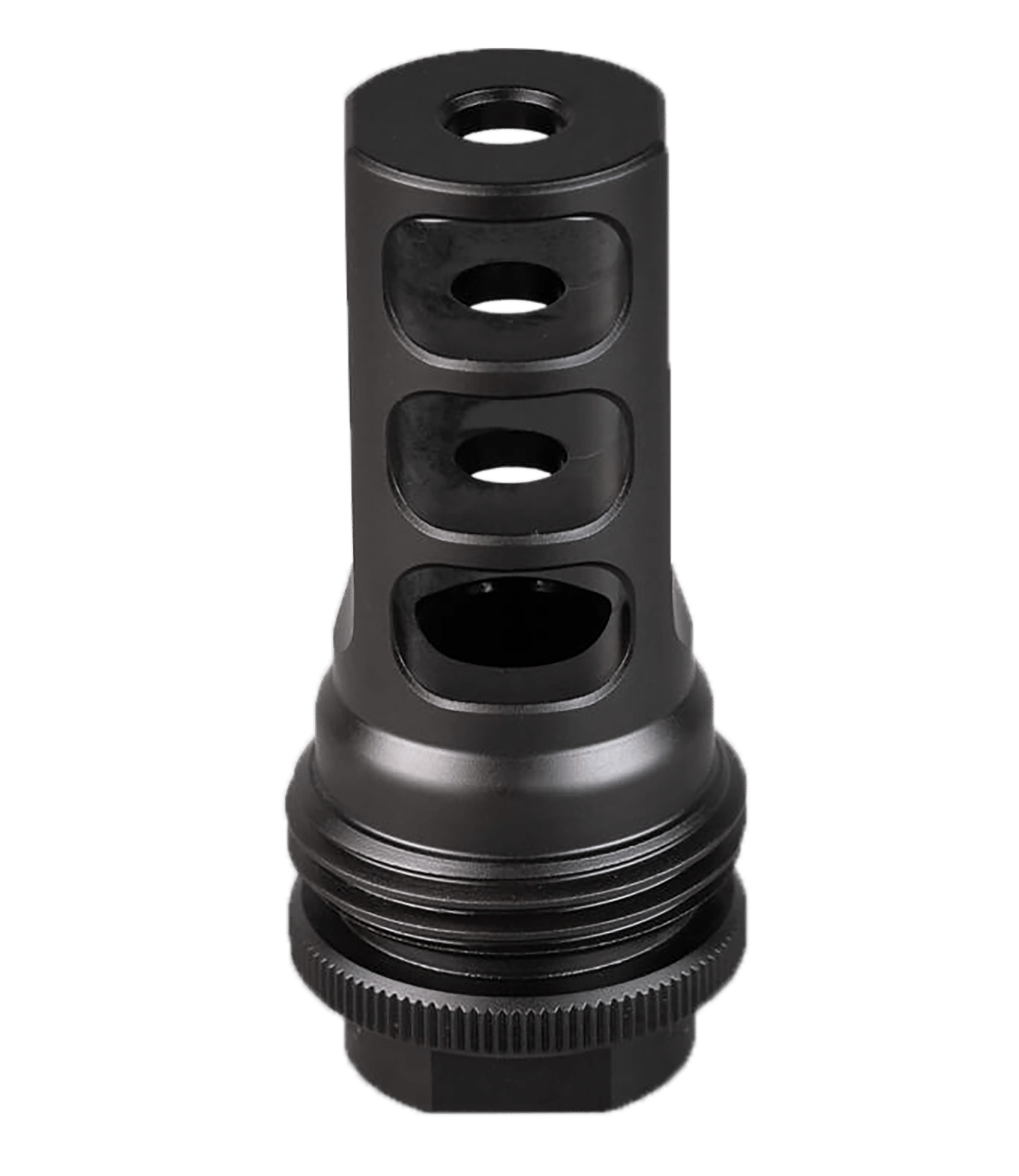 SilencerCo AC4766 ASR Muzzle Brake Black Nitride 9/16x24 RH Threads 9mm