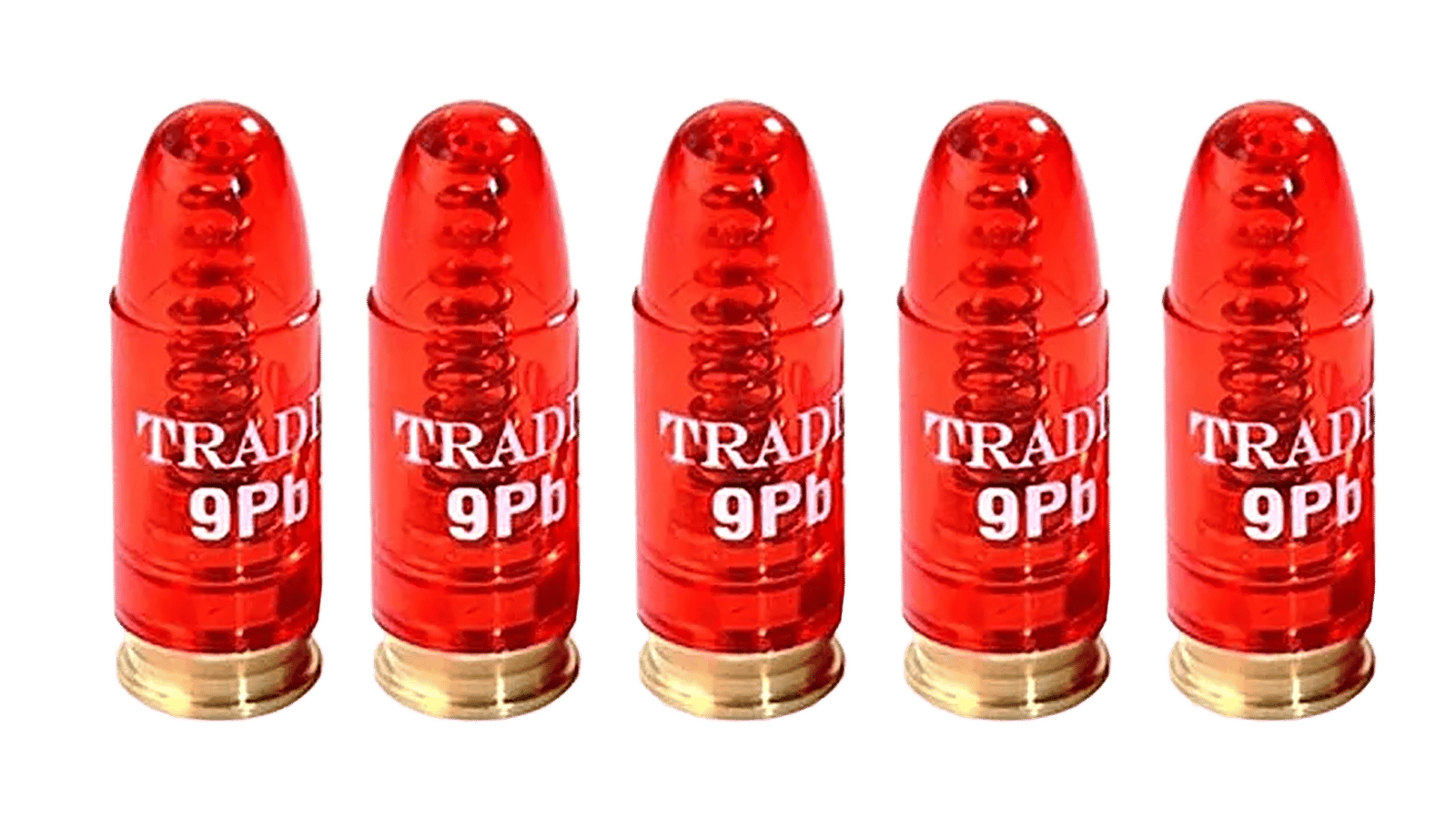 Traditions ASM9 Snap Caps Handgun 9mm Plastic w/Brass Base 5/Pack