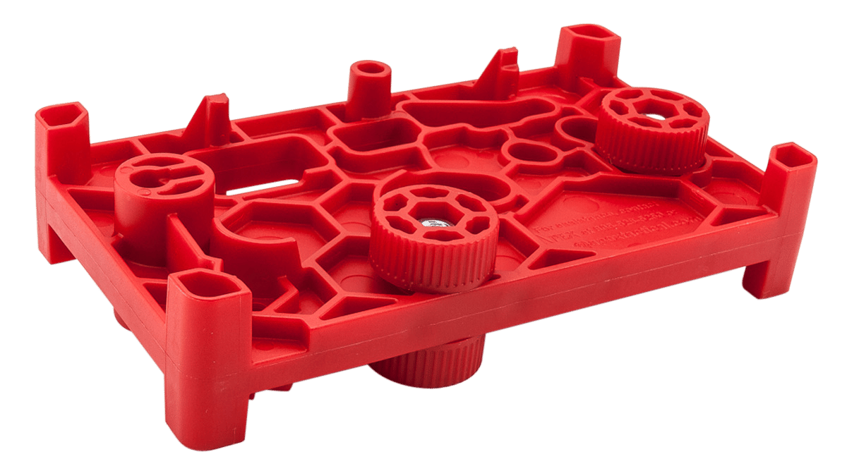 Apex Tactical 104001 Armorer's Block  Red Polymer Pistol